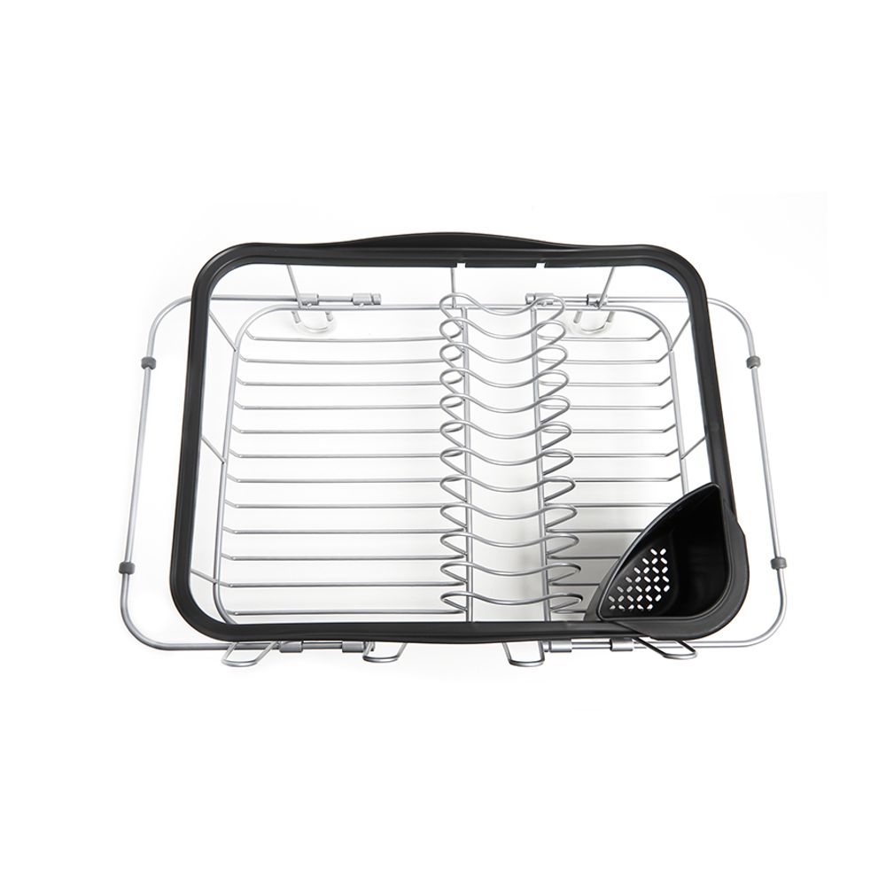 Сушилка для посуды Sinkin, 28х14х47 см, черный, никель