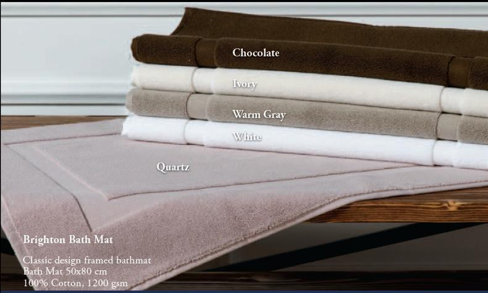 Коврик для ванной махровый 50x80 Casual Avenue Brighton слоновая кость фото