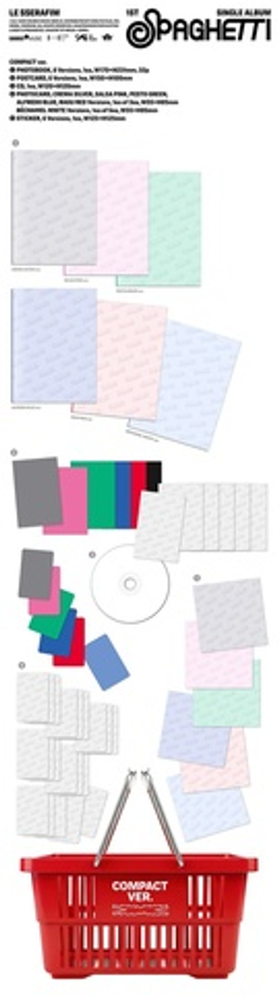 Альбом LE SSERAFIM - SPAGHETTI (COMPACT Ver.)