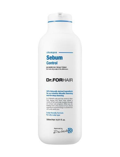 Dr.FORHAIR Sebum Control Shampoo - Себорегулирующий шампунь для жирной кожи головы