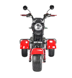 Электротрицикл WHITE SIBERIA PRO TRIKE 3000W RED