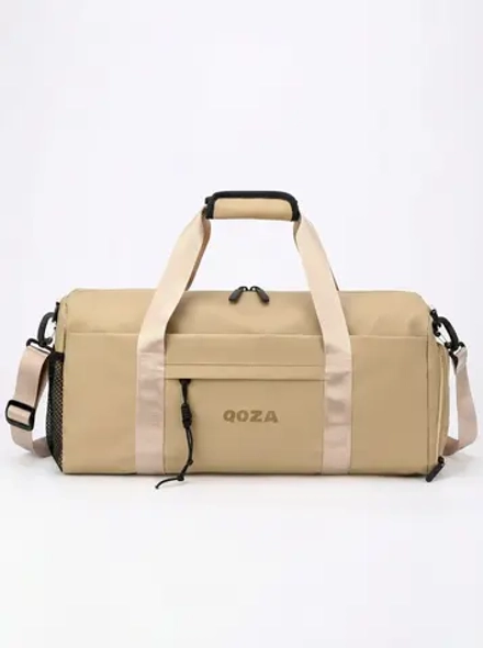 Сумка спортивная QOZA Limited Edition, бежевая, 21 л