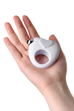 Виброкольцо для продления полового акта белое 6,7 см