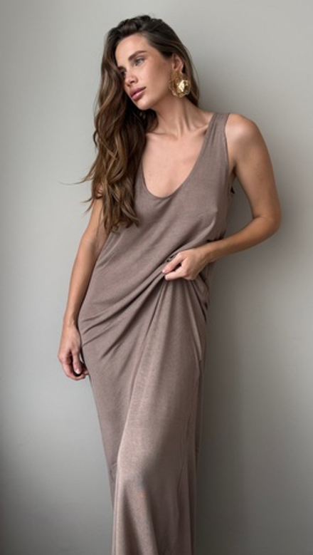 Платье-майка Капучино 2025