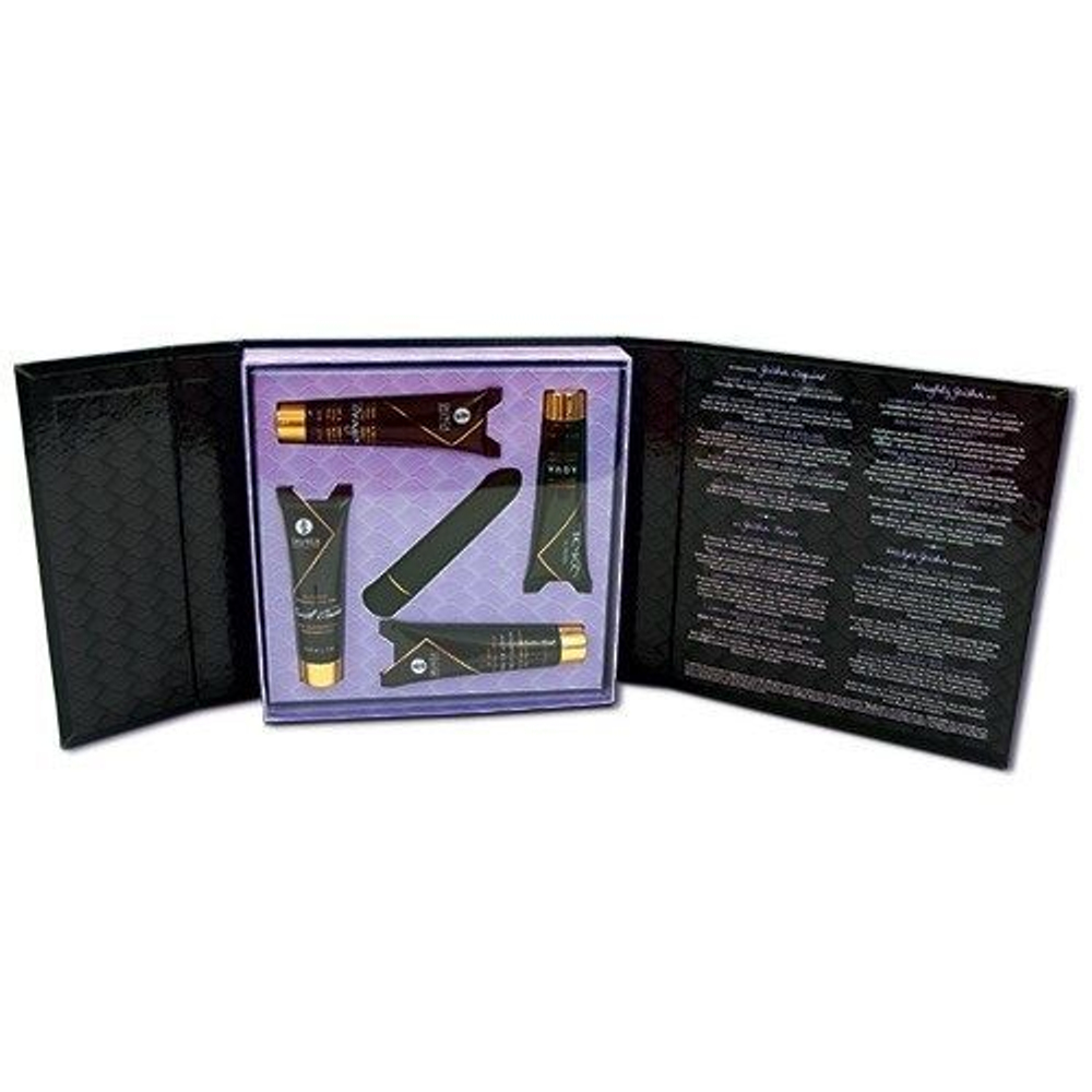Подарочный набор Shunga Naughty Geisha, мини 7–10 мл + вибропуля