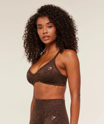 Топ GYMSHARK Adapt Animal X Whitney Sports Bra Brown