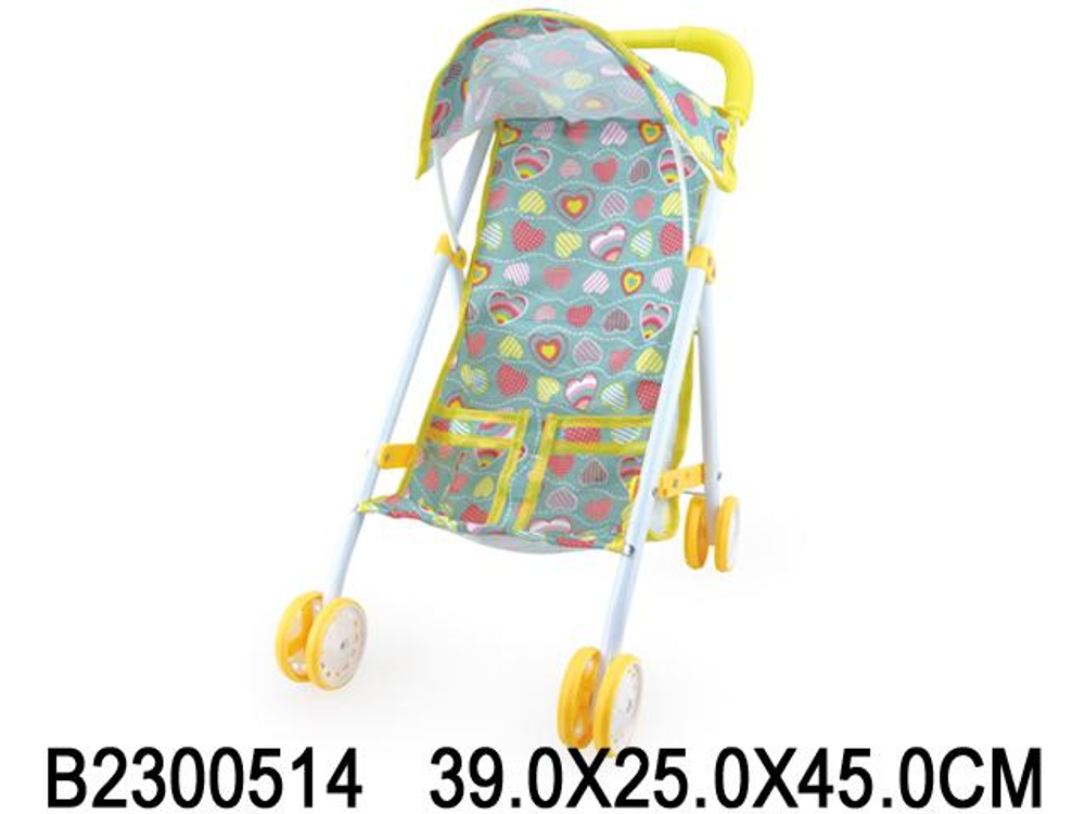 Коляска для кукол сидячая, пакет B5327-7A