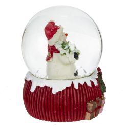 GAEM Фигурка декор в стекл шаре "Мишка/Снеговик/Дед Мороз/Олень", D 6.5 см, L6,5 W6,5 H9 см, 4в.
