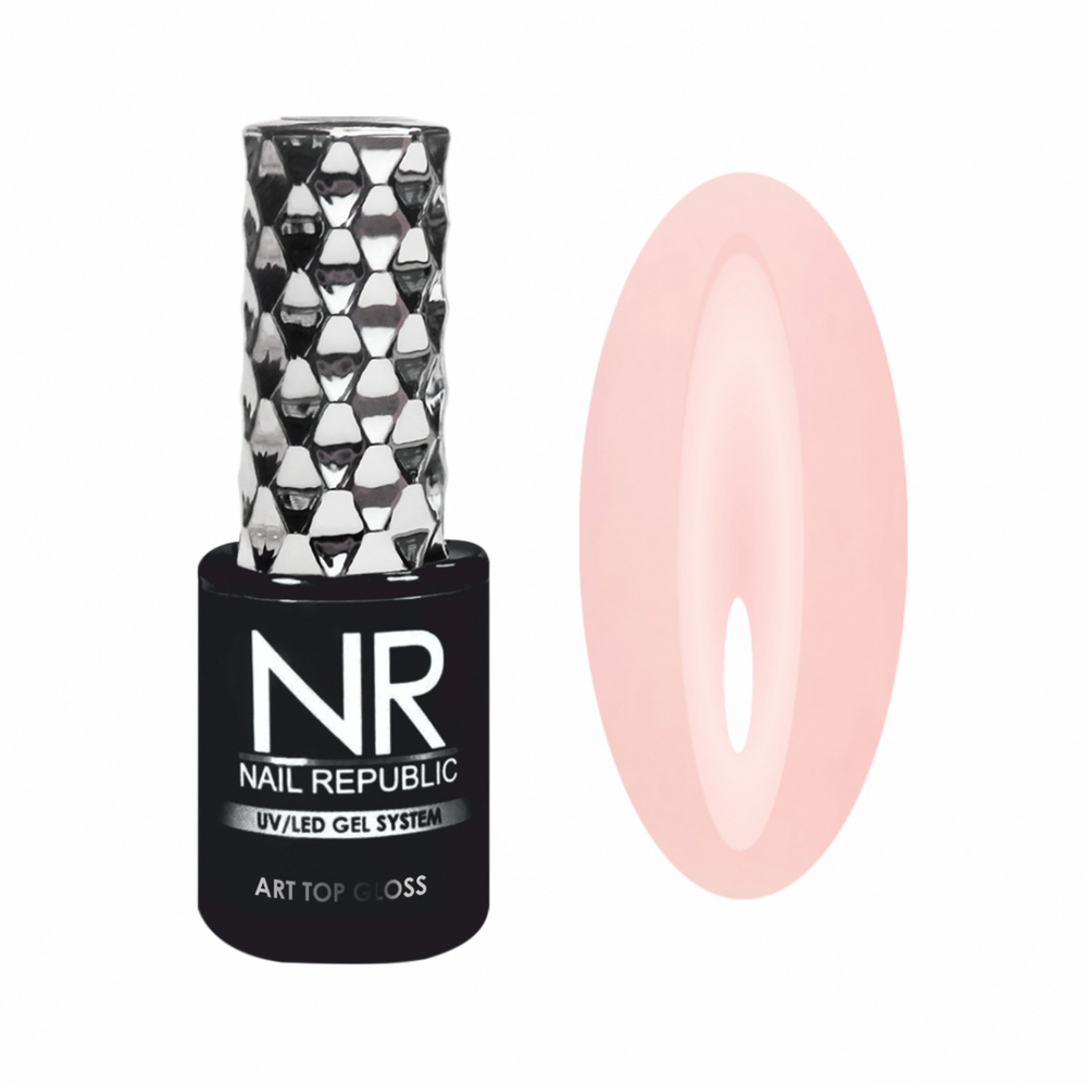 Nail Republic Топ ART GLOSS №20 PROVENCE Персиковая мякоть, 10 мл