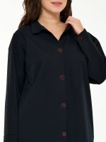 Платье рубашка черное