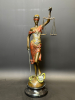 Бронзовая скульптура «Фемида — Богиня правосудия»