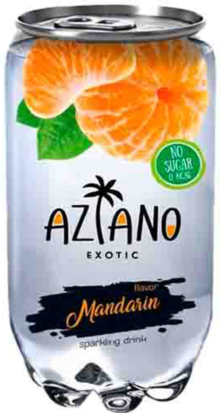 Газированный Напиток Aziano Mandarin "Мандарин" 0.35 - пэт