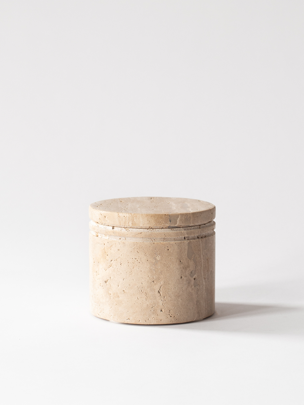 Банка из травертина Tell me more Travertine Jar