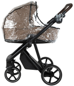 Детская коляска Roan Sol Vintage Leather 2.0 3 в 1 с автокреслом Pituso Santiso Pro Black SL/11/L Camel/Black/руч.Тем.коричневый