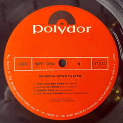 Винтажная виниловая пластинка LP Rainbow Down To Earth (Japan 1979) (No Obi) Eyes Of The World
