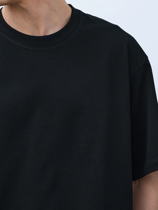Футболка оверсайз (черный) 190 г