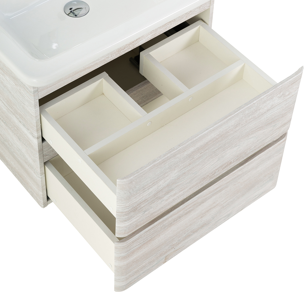 Тумба подвесная с керамической раковиной BelBagno ALBANO-CER-600-2C-SO-RVB