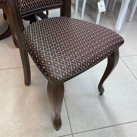 Стул СМ 10 (бук/тон орех с патиной, ткань 180А)