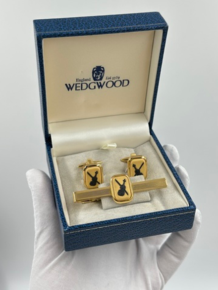 Комплект из запонок и зажима для галстука «Скрипка» Wedgwood