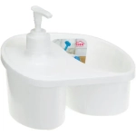 Подставка для моющих средств с дозатором 180х160 мм Белый