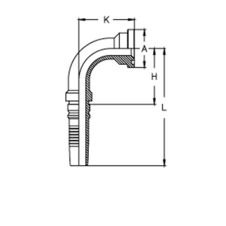 Фитинг DN 20 SFS 1 47.6 (90) Interlock