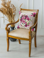 Декоративный гобеленовый чехол для интерьерной подушки Мальва 47*47