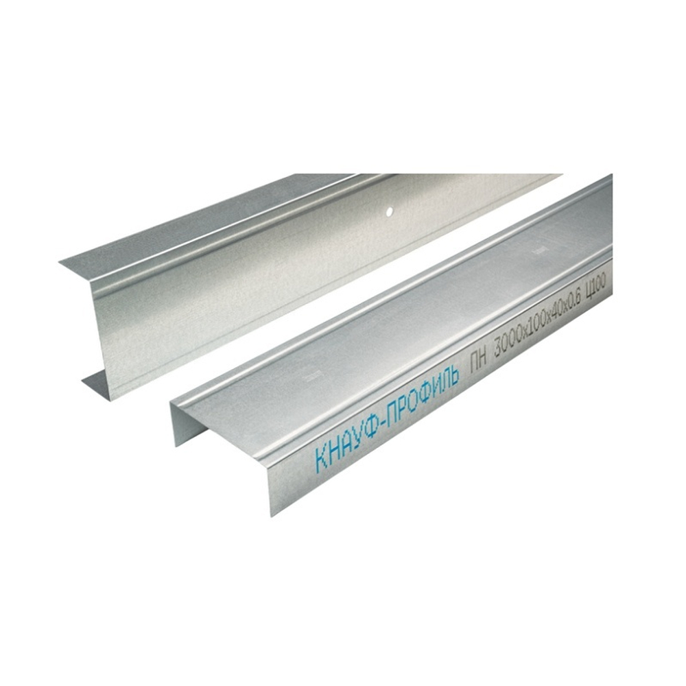 Профиль направляющий Knauf ПН-6 100х40х0,6 мм (3000 мм)