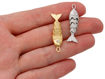 Подвеска "Рыбка" 33,5мм