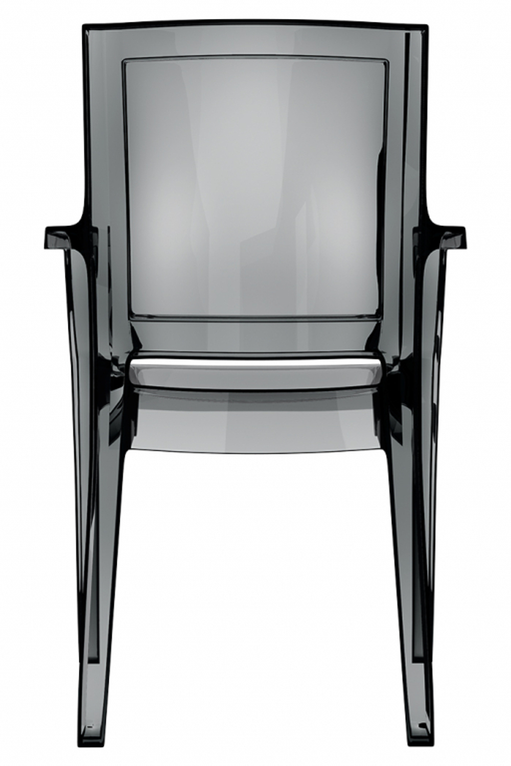 Кресло прозрачное Siesta Contract Arthur, черный