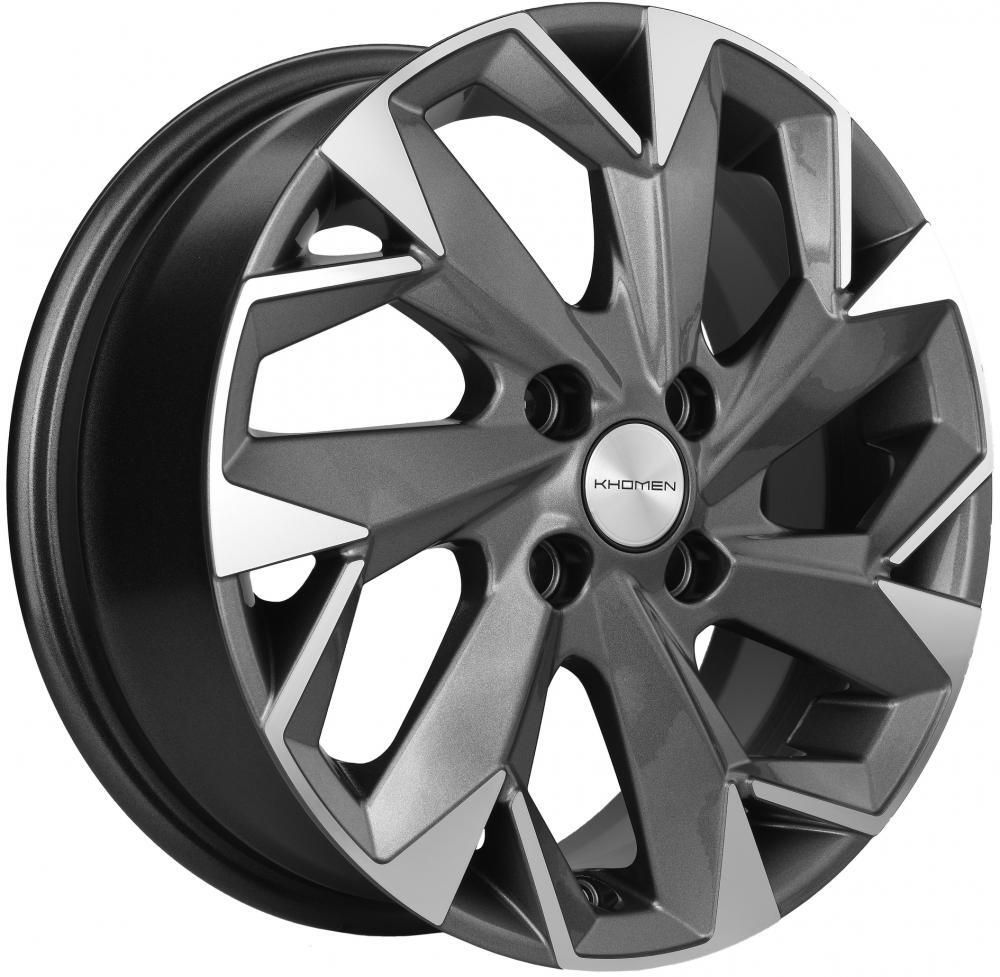 Khomen 1508 6x15 4x100 ET 46 Dia 54.1 (GFP)