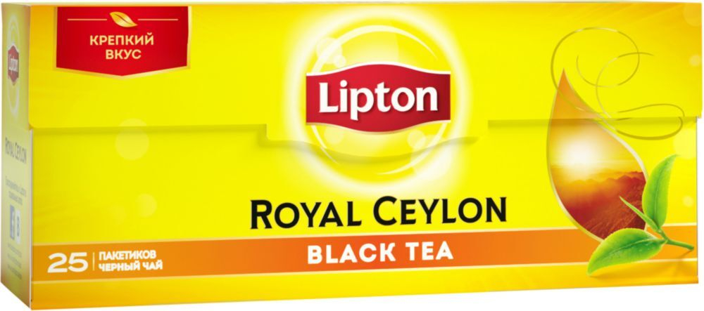 Чай Lipton черный 25 пакетиков