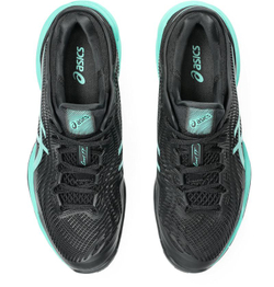 Мужские кроссовки теннисные Asics Court FF 3 - black/aurora green
