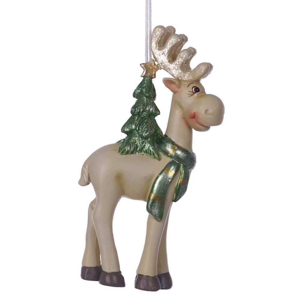 GAEM Фигурка декоративная подвесная "Олень", L5,5 W2,5 H11 см, 2в.