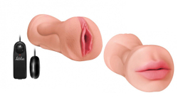 Двусторонний мастурбатор с вибропулей Satisfaction Babylicious