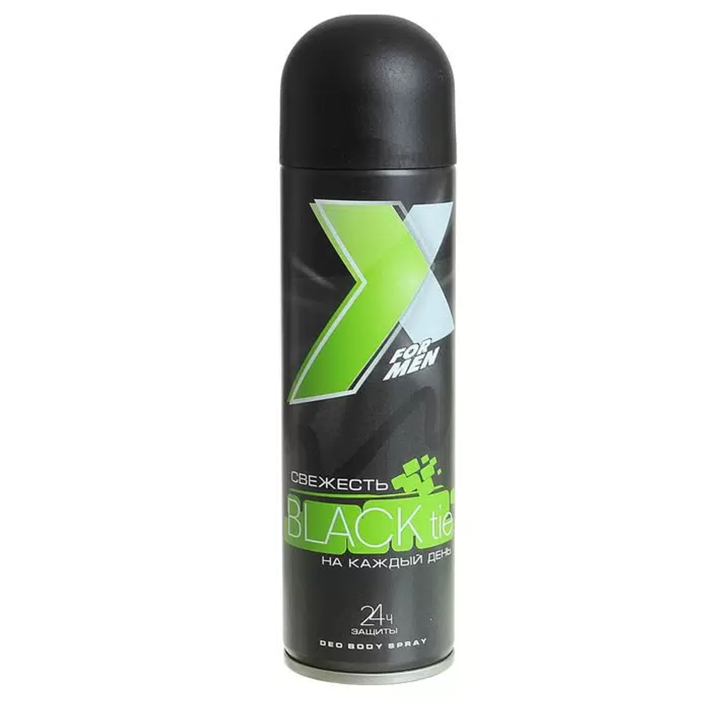 X Style дезодорант-спрей мужской Black tie 145 мл