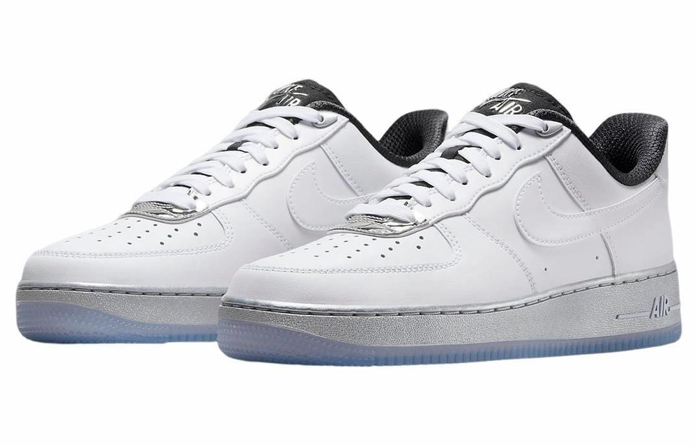 Кроссовки Nike Air Force 1 Low "White Chrome" (Женская размерная сетка)