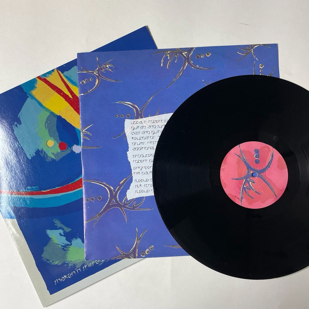 Винтажная виниловая пластинка LP Robert Plant Shaken N Stirred (Germany 1985) Pink And Black