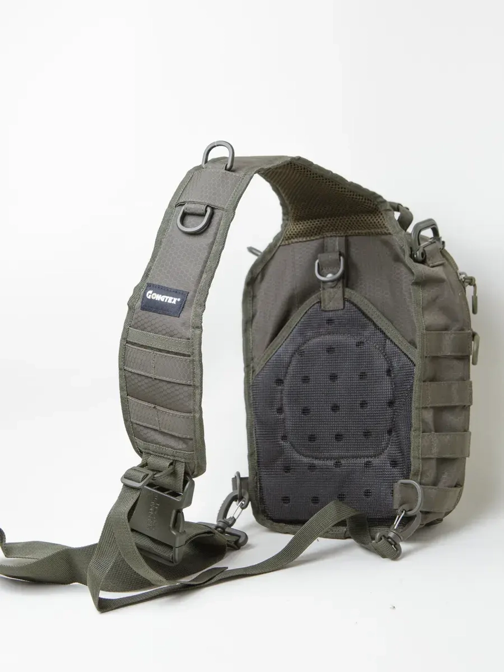 Тактический Рюкзак-сумка GONGTEX однолямочный Олива