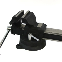 Тиски стальные поворотные с наковальней 5''-125мм RockForce##Rock FORCE RF-6540305