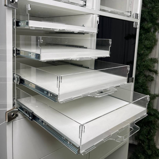 QBox Набор выкатных полок, борт 43 мм (2/4 шт)