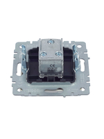 BRITE Розетка TV проходная РТВ10-0-БрА алюминий IEK