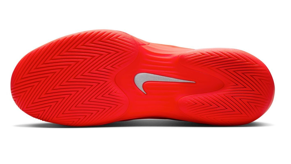 Женские Кроссовки теннисные Nike Zoom Vapor 12 HC Premium - bright crimson/metallic silver