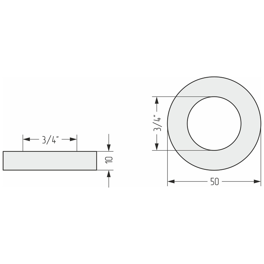 Отражатель Сунержа TUBE d 50 мм (G 3/4" НР)