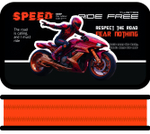 Пенал 2 секц. большой тканевый торец 190/105 "Красный гонщик 2026" (Пчёлка)