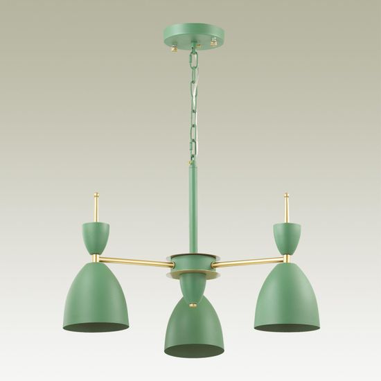 3785/3 MODERNI LN19 274 зеленый, золото Люстра E27 3*60W 220V GEMMA