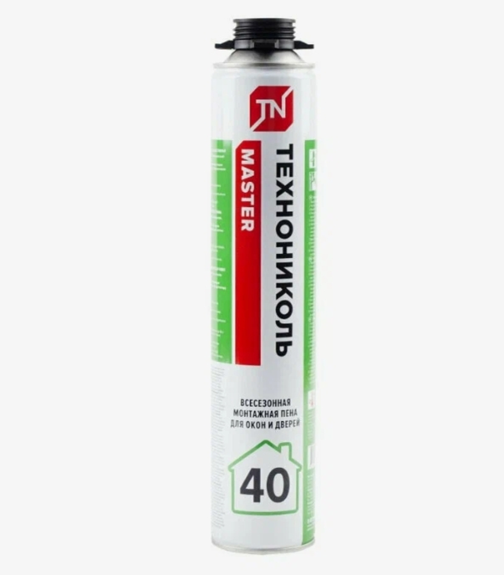 Пена монтажная пистолетная ТЕХНОНИКОЛЬ №40 MASTER  всесезонная