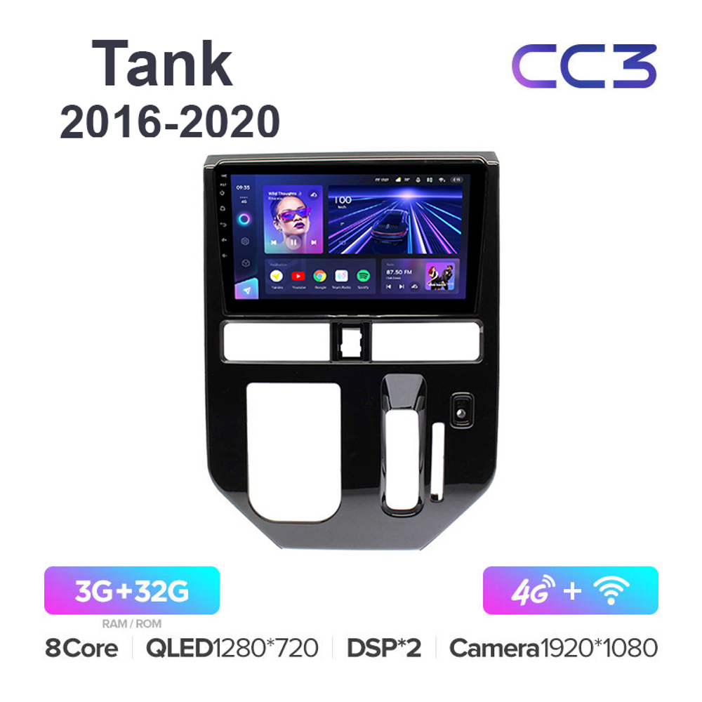 Teyes CC3 10,2"для Toyota Tank 2016-2020 (прав)