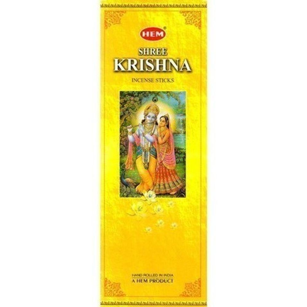 HEM Shree Krishna шестигранник Благовоние Шри Кришна