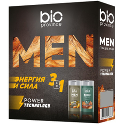 Подарочный Набор Bioprovince men для мужчин гель 250 мл + гель 250мл, блок 6шт.