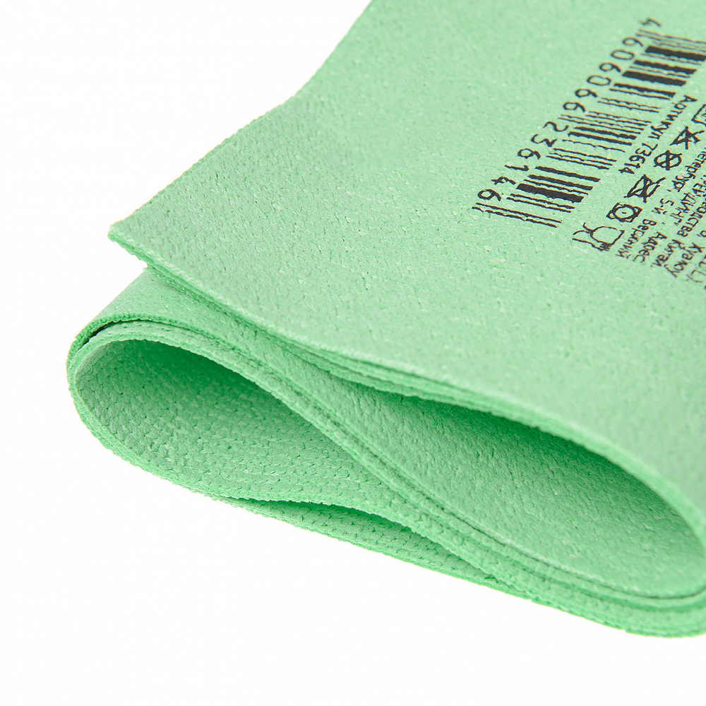 Салфетка для стекла микроволоконная ПУ 35*40 см, 245 гр/м², зеленая HQ Profiline